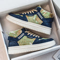 Load image into Gallery viewer, [KANHAI Series] ★Shoes★ 2 colors Shoes Men's Men's shoes Oil painting style Size 39-44 Green Navy
