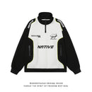 [Satoru Series]★Tops★ 2color Sweatshirt Unisex Men's Large Size Casual Black White