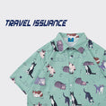 Gallery viewerに画像を読み込む, 【TRAVEL ISSUANCEシリーズ】★シャツ★ 3color 半袖シャツ プリント トップス 男女兼用 メンズ M L XL 2XL 猫 ねこ ネコ
