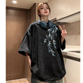 Load image into Gallery viewer, [GEBOXUAN Series]★China style tops★ 7color T-shirt, short sleeve T-shirt, unisex, men's, large size, suede
