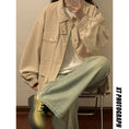 Load image into Gallery viewer, [SENSU Series]★Jacket★ 3color outerwear unisex men's corduroy green beige coffee color
