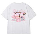 [MOYAN Series] ★T-shirt★ 2color Tops Short Sleeve Unisex Men's Large Size Cotton Alphabet Stylish