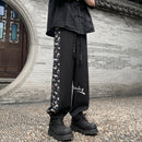 [PPG Series]★China Style Pants★ 2color Pants Bottoms Casual Pants Unisex Men's Large Size Switching Crane