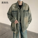 [XGY Series]★China style outerwear★ 3color jacket denim jeans unisex men's casual