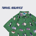 Gallery viewerに画像を読み込む, 【TRAVEL ISSUANCEシリーズ】★シャツ★ 3color 半袖シャツ プリント トップス 男女兼用 メンズ M L XL 2XL 猫 ねこ ネコ
