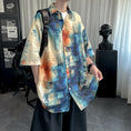 Load image into Gallery viewer, [UATONLINE Series] ★Shirt★ Tops, short sleeves, unisex, men's, openwork, floral pattern, summer clothing, loose fit
