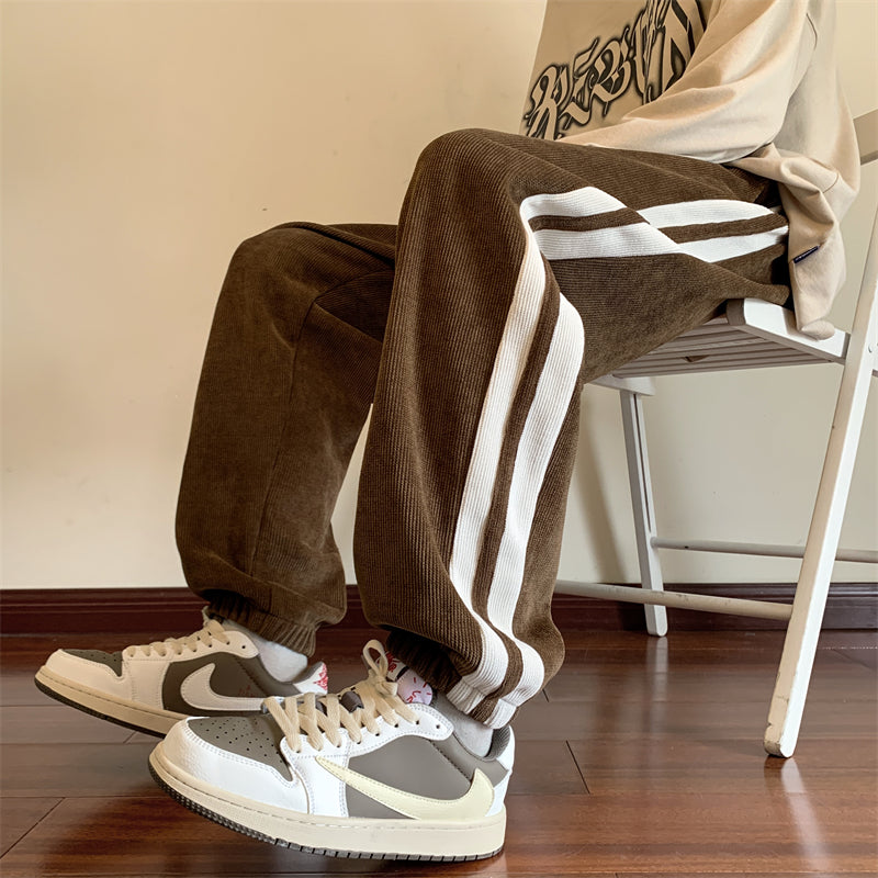 [YANDAN Series]★Casual pants★ 3color pants bottoms unisex men's large size color scheme