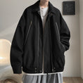 Load image into Gallery viewer, [PPG series]★Jacket★ 3color outerwear unisex men's simple black wine red apricot
