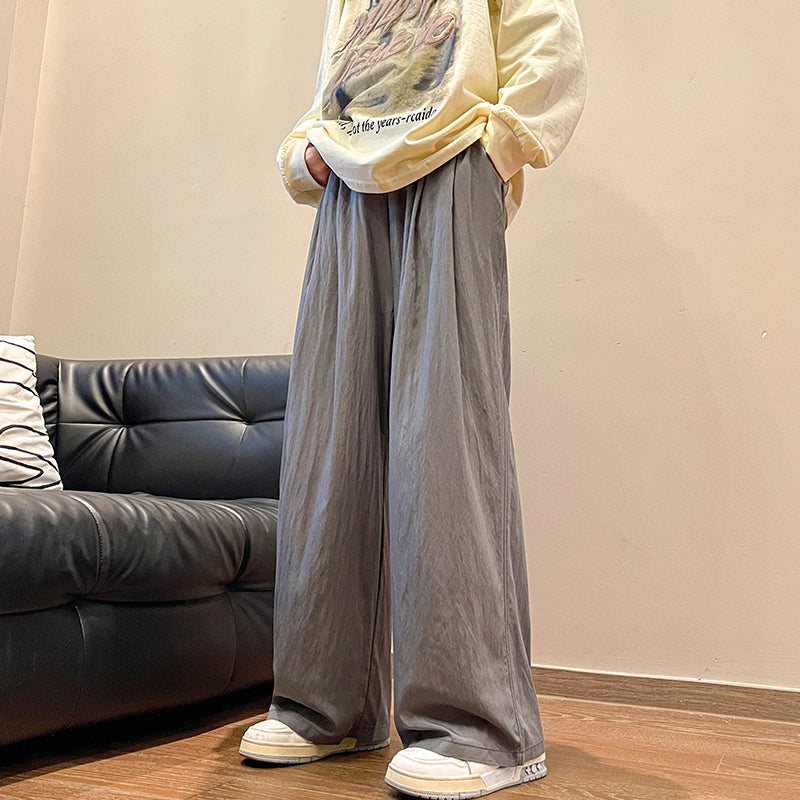 [LPZ Series] ★Chinese-style pants★ 5 colors Gaucho pants Bottoms Unisex Men's Large sizes Plain Simple