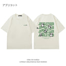 [JUNGLETIGER Series]★T-shirt★ 5color Tops Short Sleeve Unisex Men's Cotton Black White Gray Green Panda