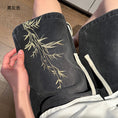 Load image into Gallery viewer, [SENSU Series] ★Chinese-style pants★ 3 colors, embroidered shorts, short pants, bottoms, unisex, men's, large size, denim
