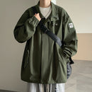 [VUUG Series]★Jacket★ 3color Outerwear Unisex Men's Large Size Apricot Black Green