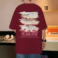 Gallery viewerに画像を読み込む, 【TBPシリーズ】★Tシャツ★ 5color トップス 半袖 男女兼用 メンズ 大きいサイズ コットン 雪山 プリント
