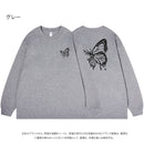 [MOYAN Series] ★Tops★ 5color Sweatshirt Unisex Men's Large Size Cotton Floral Pattern