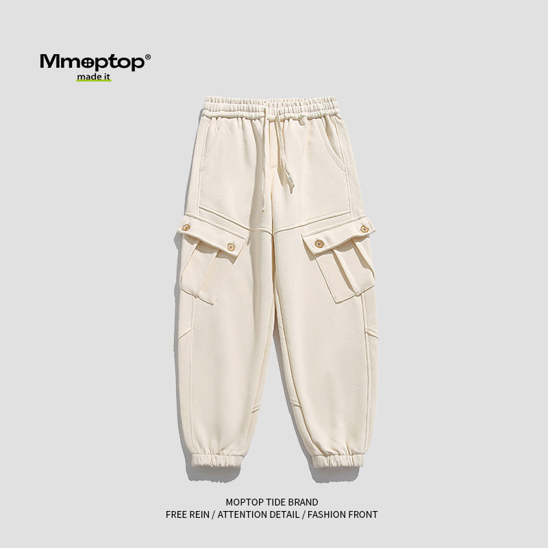 [Mmoptop Series]★Casual Pants★ 5color Pants Bottoms Unisex Men's Gray Black Beige Khaki Brown Green