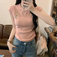 Load image into Gallery viewer, [TUANTUAN series] ★Chinese style tops★ 4color T-shirts for women, slimming, sexy, stylish design
