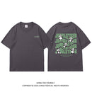 [JUNGLETIGER Series]★T-shirt★ 5color Tops Short Sleeve Unisex Men's Cotton Black White Gray Green Panda