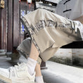 Load image into Gallery viewer, [LPZ Series] ★Chinese-style pants★ 2 colors, 7/8 length, shorts, unisex, men's, large size, fake layered
