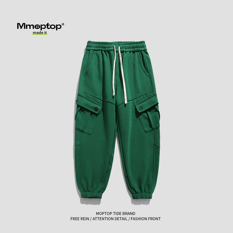 [Mmoptop Series]★Casual Pants★ 5color Pants Bottoms Unisex Men's Gray Black Beige Khaki Brown Green