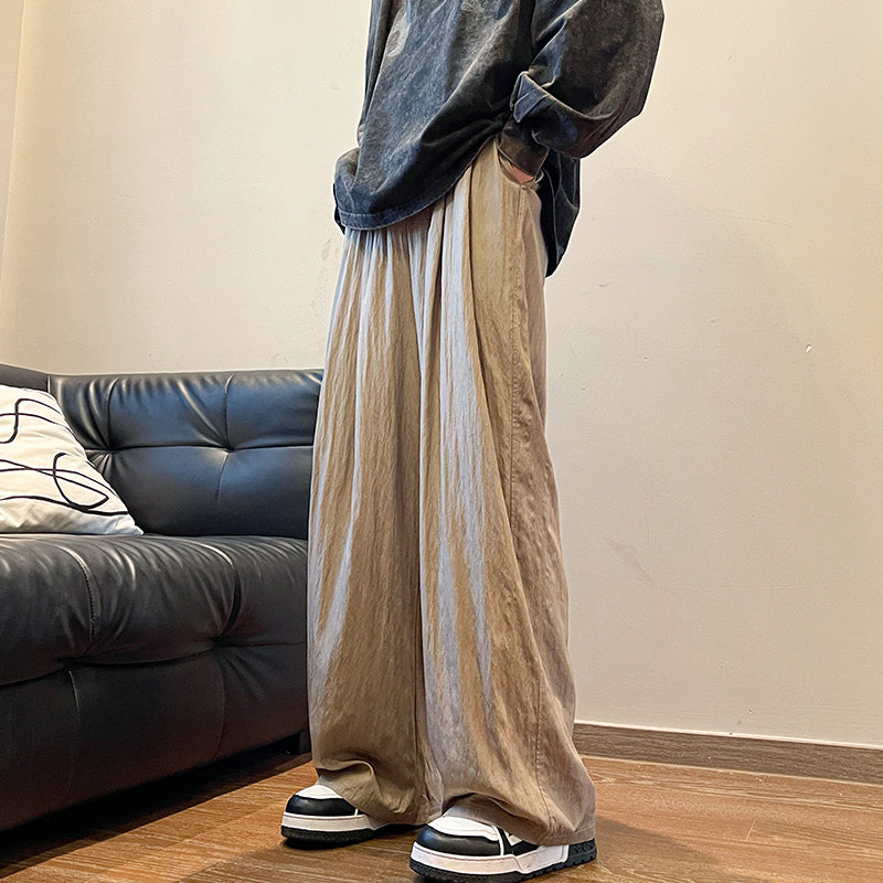 [LPZ Series] ★Chinese-style pants★ 5 colors Gaucho pants Bottoms Unisex Men's Large sizes Plain Simple