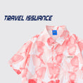 Gallery viewerに画像を読み込む, 【TRAVEL ISSUANCEシリーズ】★シャツ★ 2color 半袖シャツ プリント トップス 男女兼用 メンズ S M L XL 蝶々 ブルー ピンク
