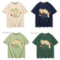 Gallery viewerに画像を読み込む, 【Funkyapeシリーズ】★Tシャツ★ 9color トップス 半袖 レディース コットン 猫 ねこ ネコ 猫柄 黒 白 青 緑 赤
