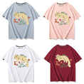 Gallery viewerに画像を読み込む, 【Funkyapeシリーズ】★Tシャツ★ 9color トップス 半袖 レディース コットン 猫 ねこ ネコ 猫柄 黒 白 青 緑 赤
