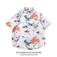 Load image into Gallery viewer, Very popular item [BEAT BOY series]★China style shirt★ Letter pattern Kanji short sleeve shirt Floral pattern shirt Print tops Unisex Men's ML XL 2XL
