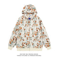 Load image into Gallery viewer, [BEAT BOY Series]★Outerwear★ Parka with zipper, unisex, men's and women's printed jacket, hooded, floral pattern
