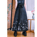 Load image into Gallery viewer, [Kokaisha---Butterfly Gin Series] ★Chinese-style skirt★ 2 colors Bottoms Wrap skirt Black Pink
