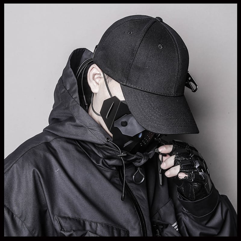 [WL Series] ★Hat★ Unisex Women's Men's Easy to match Harajuku style Black Black Cool