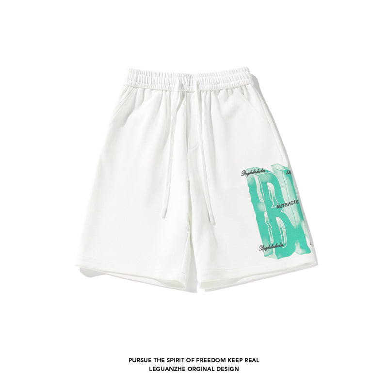 [BIGEMAN Series] ★Shorts★ 3 colors Bottoms Shorts Unisex Men's Fashion Black White Green