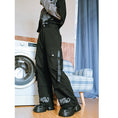 Load image into Gallery viewer, ✿New item! [Kokaisha --- Cloudflip Series] ★China style trousers★ Bottoms Casual pants Switching Black Black
