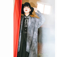 Load image into Gallery viewer, ✿New item! [Kokaisha---Dragon dyeing series] ★China style coat★ Long outerwear, happi coat, outerwear, tie-dye, gray
