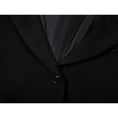 Load image into Gallery viewer, [LHSEN Series] ★Outer★ Blazer Jacket Short Length Ribbon Color Scheme Easy to Match Black Black
