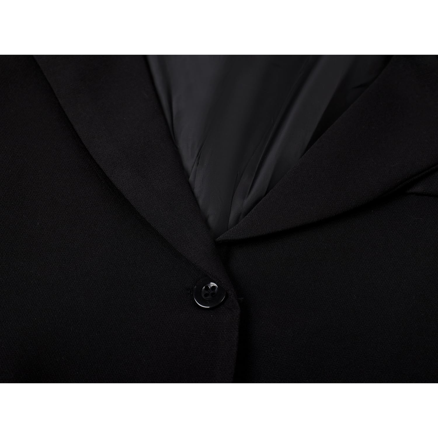 [LHSEN Series] ★Outer★ Blazer Jacket Short Length Ribbon Color Scheme Easy to Match Black Black