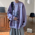 Load image into Gallery viewer, [NANSHI Series] ★Tops★ 3color Sweatshirt Unisex Men's Black Apricot Purple
