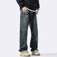 Load image into Gallery viewer, [DUFENG Series]★Denim Pants★ 2color Pants Bottoms Unisex Men's Black Blue Stylish
