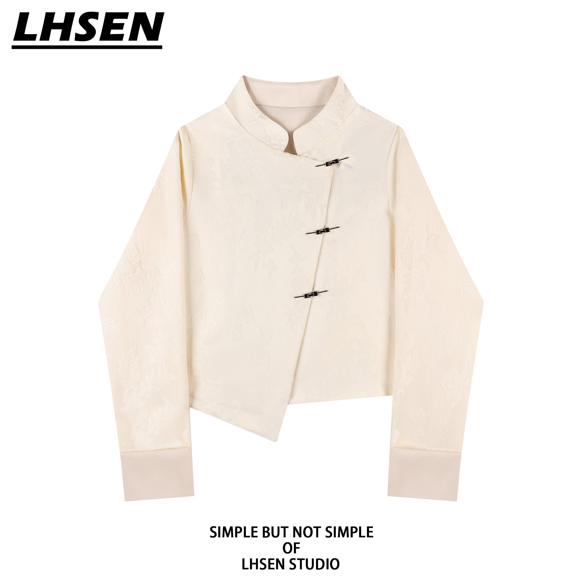 [LHSEN Series] ★China style outerwear★ Blazer Casual Easy to match Designed Simple