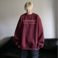 Load image into Gallery viewer, [LGH Series]★Tops★ 6color Sweatshirt Unisex Men's Large Size Oil Painting Style Snowy Mountain White Red Black Purple
