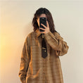 Load image into Gallery viewer, ✿New item! [UATONLINE Series]★Shirt★ Shirt with tie, long sleeve shirt, plaid tops, unisex, men's
