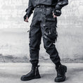 Load image into Gallery viewer, [WL Series]★Casual Pants★ Trousers Bottoms Cool Black Easy to match with design.
