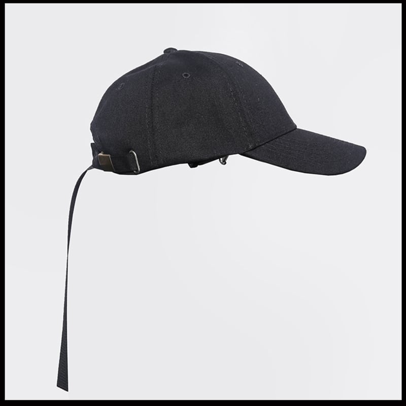 [WL Series] ★Hat★ Unisex Women's Men's Easy to match Harajuku style Black Black Cool