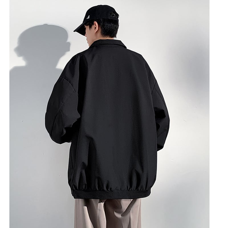 [H75 Series]★Jacket★ 3color outerwear casual unisex men's simple easy to match