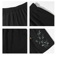 Load image into Gallery viewer, [BIGEMAN Series] ★Chinese-style pants★ 2 colors Embroidered bamboo shorts Bottoms Short pants Unisex Men's Black White
