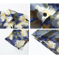 Load image into Gallery viewer, [MUTU Series] ★Shirt★ Tops, short-sleeved shirts, floral shirts, women's, upscale, blue
