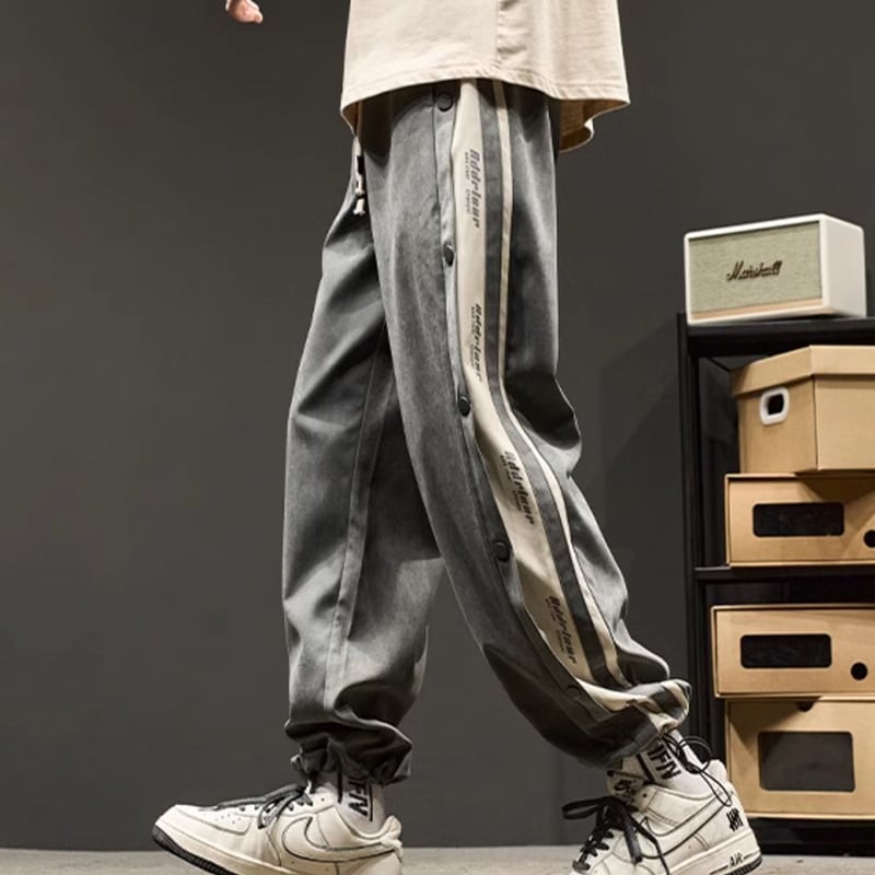 [SZON Series]★Casual pants★ 2color pants bottoms unisex men's color scheme easy to match