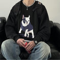 Load image into Gallery viewer, [V37 Series] ★Tops★ 3color Sweatshirt Unisex Men's Cat Cat Dog Cartoon Animal Pattern
