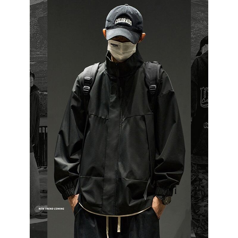 [SZON Series]★Jacket★ 5color Outerwear Unisex Men's Plain Casual Simple Easy to Match