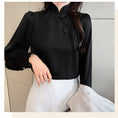 Load image into Gallery viewer, [SSCS Series]★China style tops★ Shirt 3color Chinese style shirt long sleeve black white red
